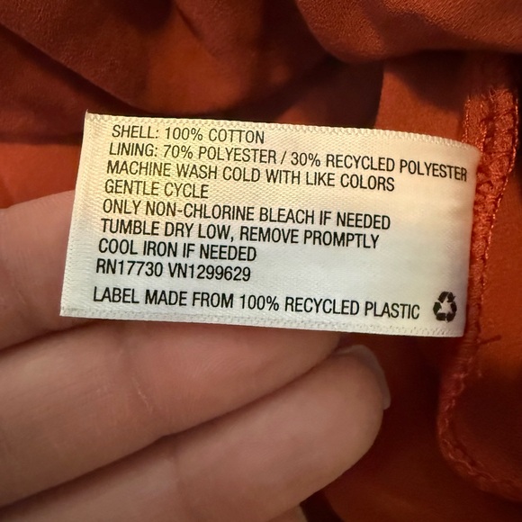 Knox Rose Terracotta Burnt Orange Sleeveless Eyelet Dress NWT - Picture 10 of 10